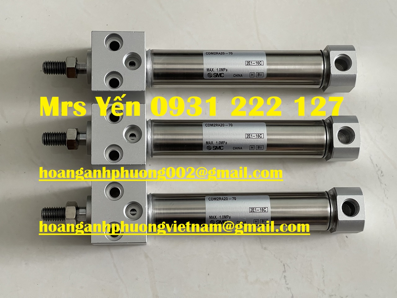 CDM2RA20-70 Xi lanh SMC Giá tốt tại Công Ty Hoàng Anh Phương
