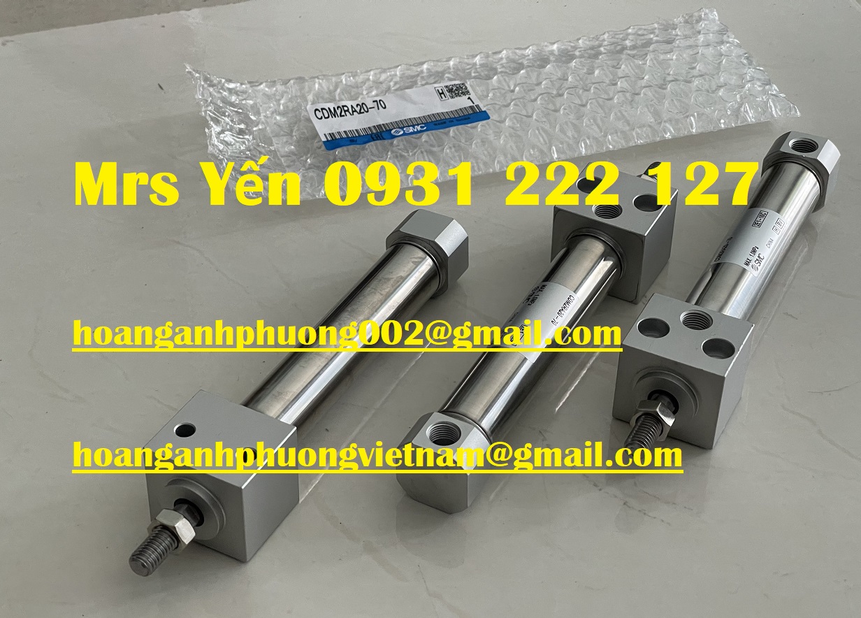 CDM2RA20-70 Xi lanh SMC Giá tốt tại Công Ty Hoàng Anh Phương