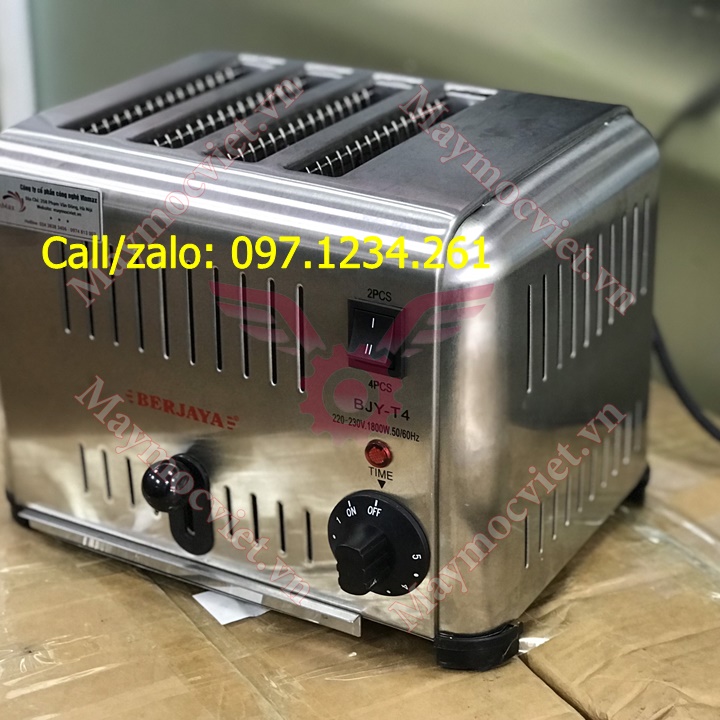 Máy nướng bánh mỳ, sandwich 4 ngăn Berjaya BJY-T4