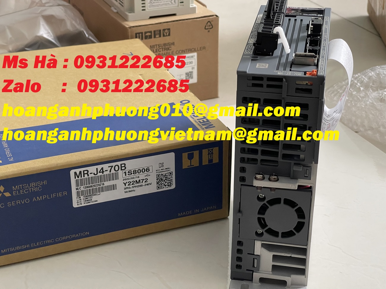 Melservo MR-J4-70B dòng mitsubishi - giao hàng nhanh chóng - toàn quốc
