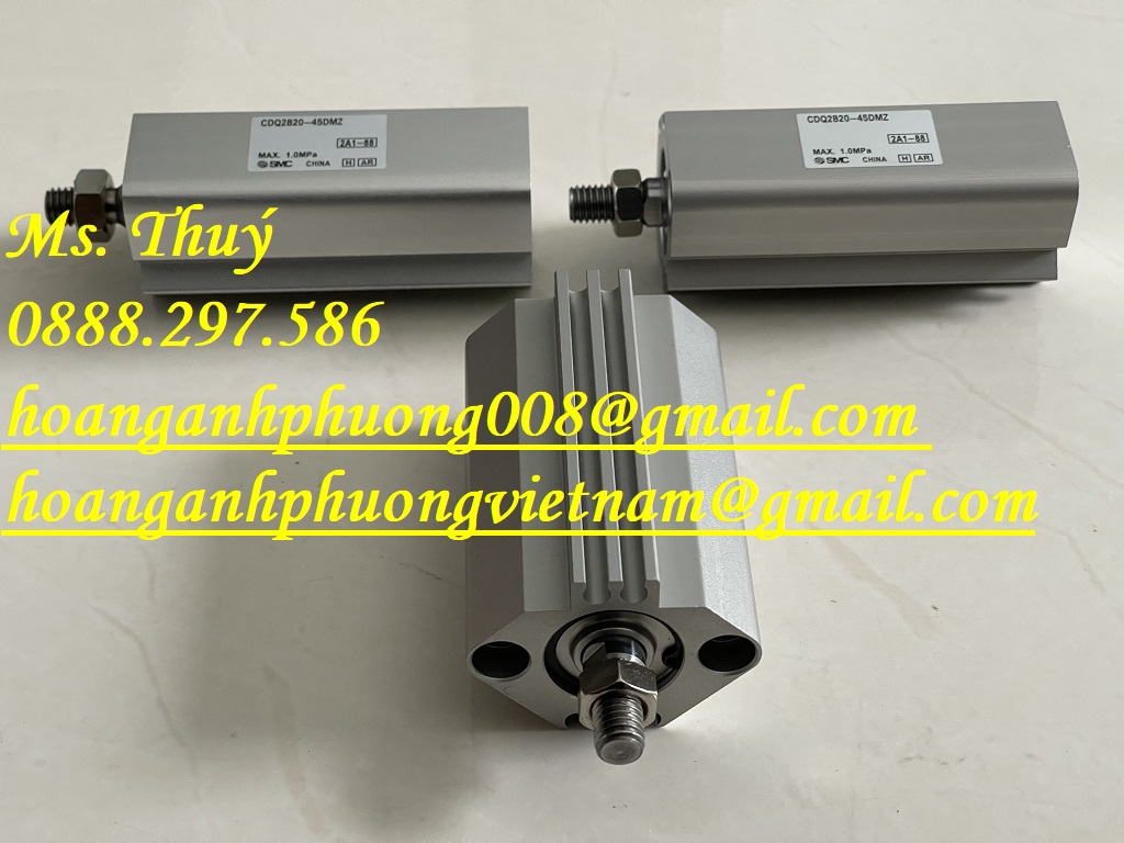 SMC CDQ2B20-45DMZ - Xi lanh mới 100% - Cty Hoàng Anh Phương