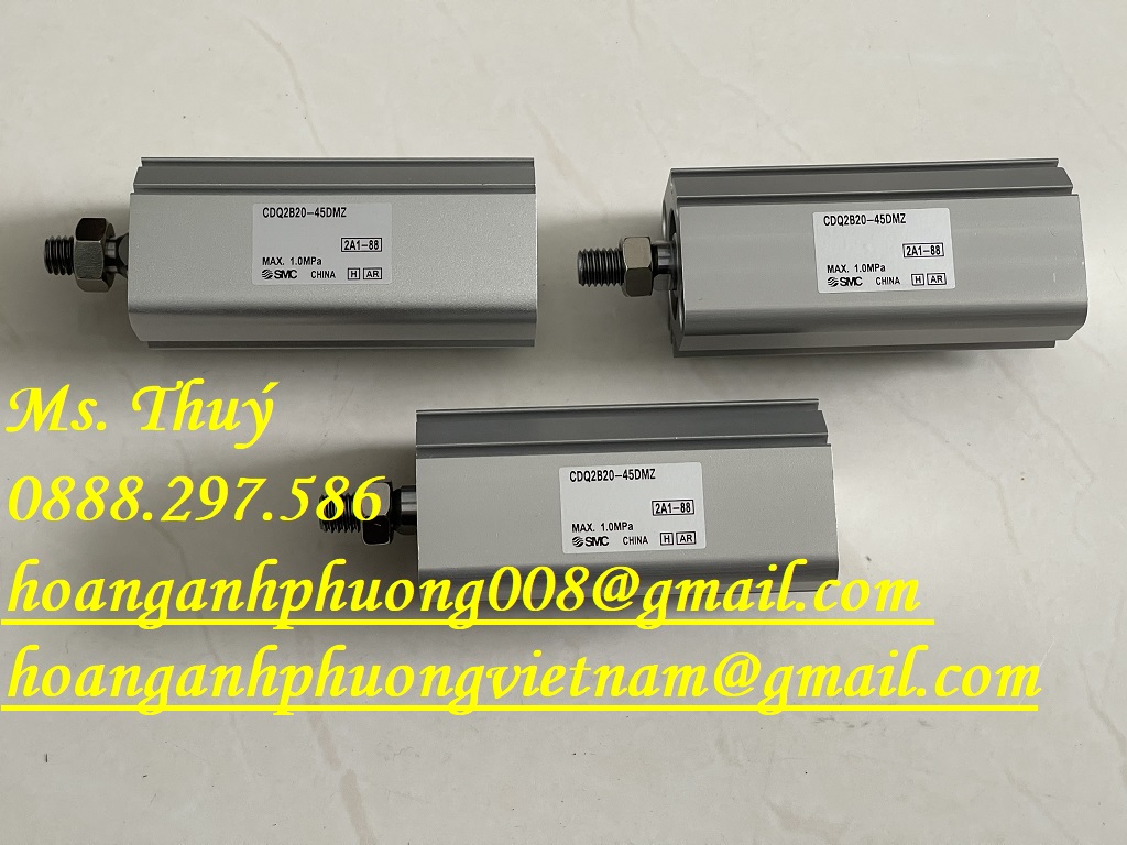 SMC CDQ2B20-45DMZ - Xi lanh mới 100% - Cty Hoàng Anh Phương