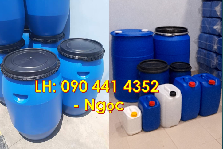 Thùng phuy nhựa 30 lít giá rẻ, sx thùng phuy nhựa 50 lít đẹp, mới