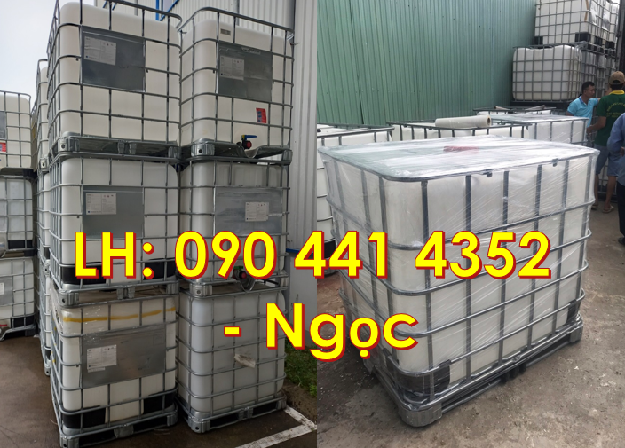 Bồn nhựa 1000 lít qua sử dụng, tank nhựa ibc, thùng nhựa 1000L mới
