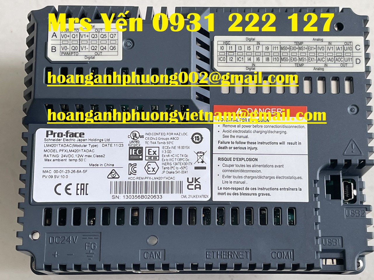 PFXLM4201TADAC Màn hình Proface  Chuyên nhập khẩu vật tự điện