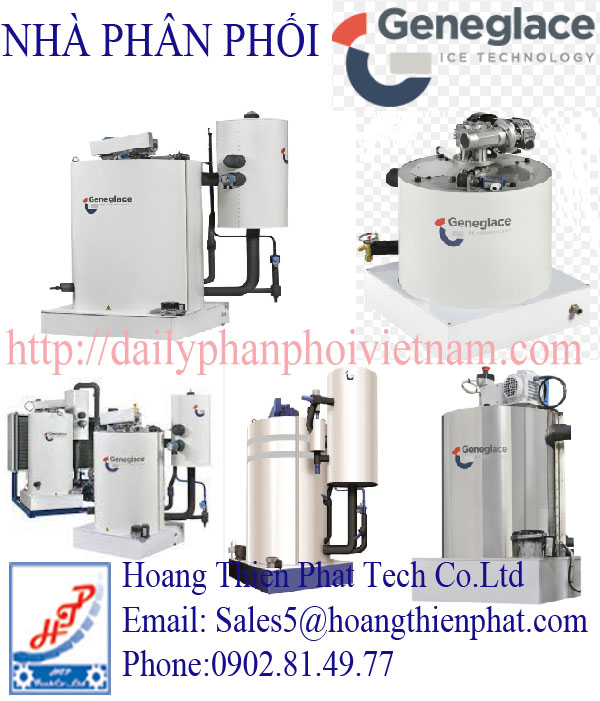 Máy làm đá viên Geneglace tại Việt Nam.