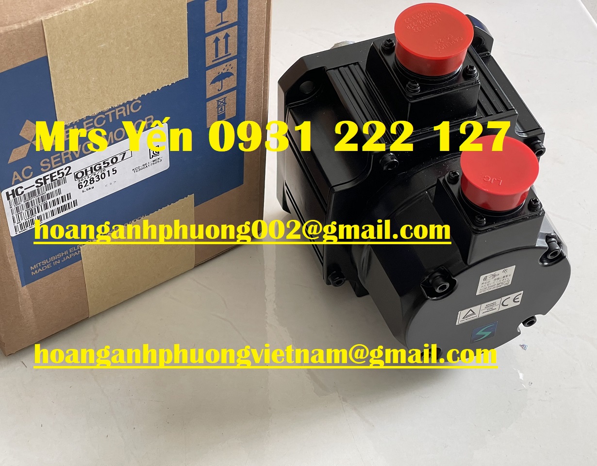 Động cơ Mitsubishi HC-SFE52 Vật tư điện công nghiệp nhập khẩu trực tếp