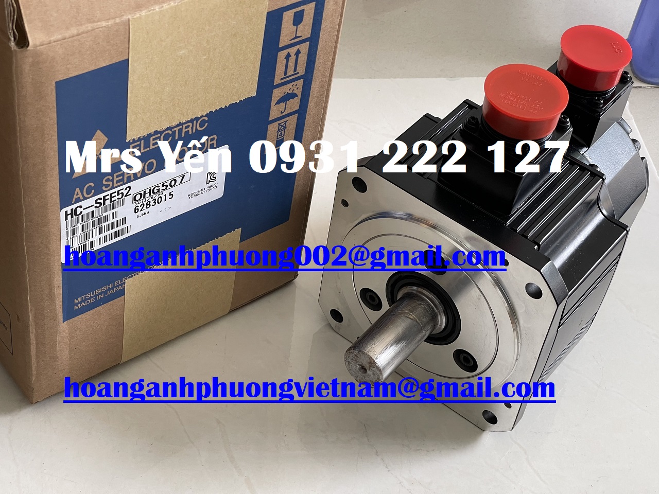 Động cơ Mitsubishi HC-SFE52 Vật tư điện công nghiệp nhập khẩu trực tếp