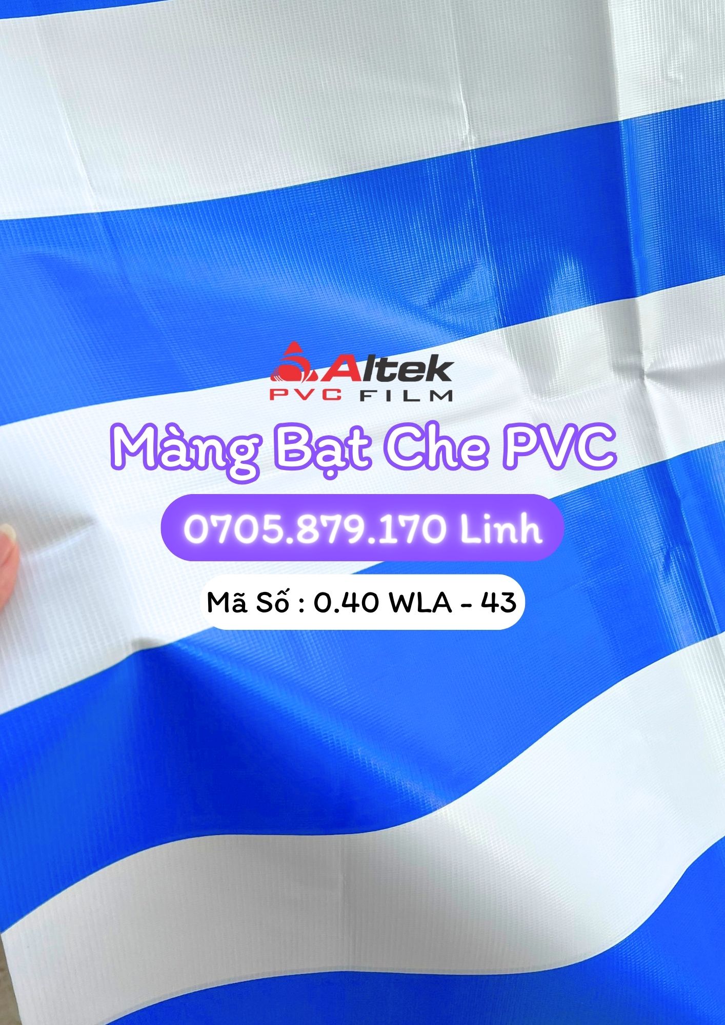 MÀNG BẠT CHE PVC (DÀY 0.40MM)