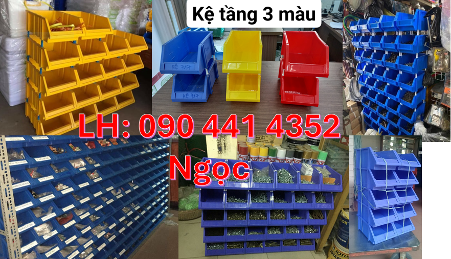 Khay nhựa đựng ốc vít, kệ nhựa đựng phụ tùng, kệ đựng bulong ốc vít