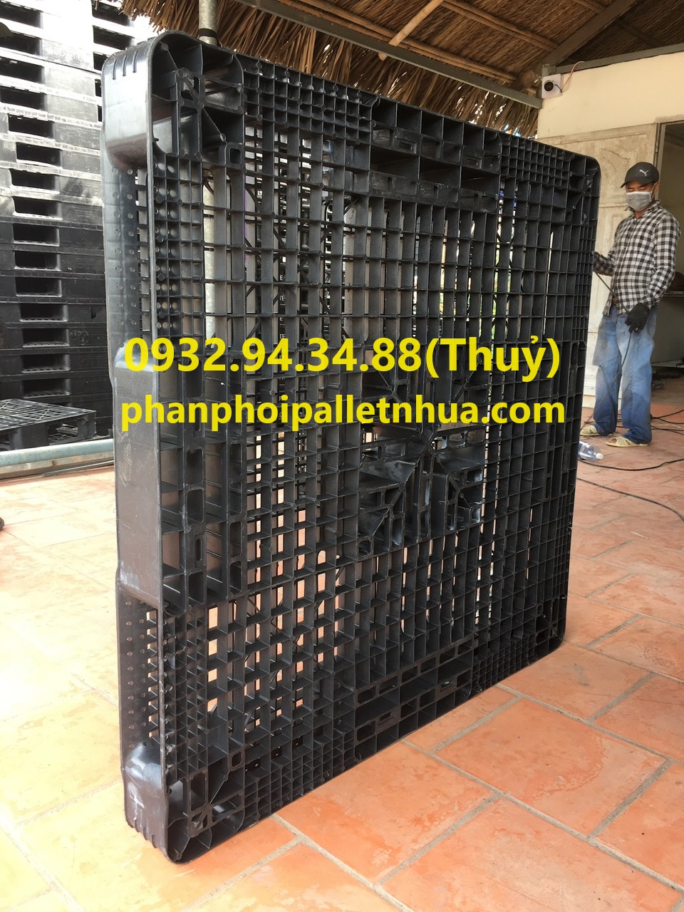 pallet nhựa kê sầu riêng, pallet nhựa kê nông sản giá rẻ, chất lượng