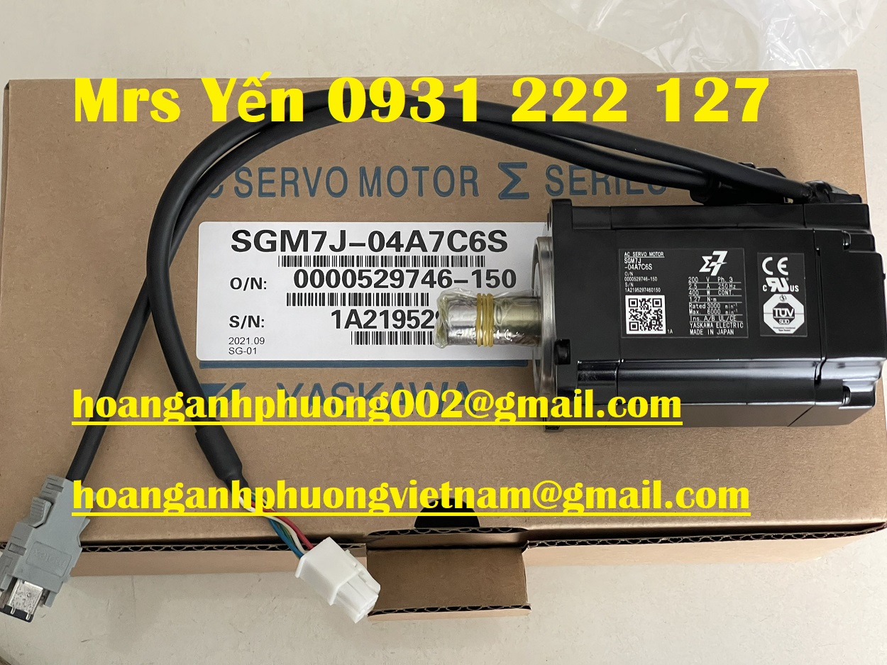 SGM7J-04A7C6S Động cơ Yaskawa giá tốt tại Hoàng Anh Phương