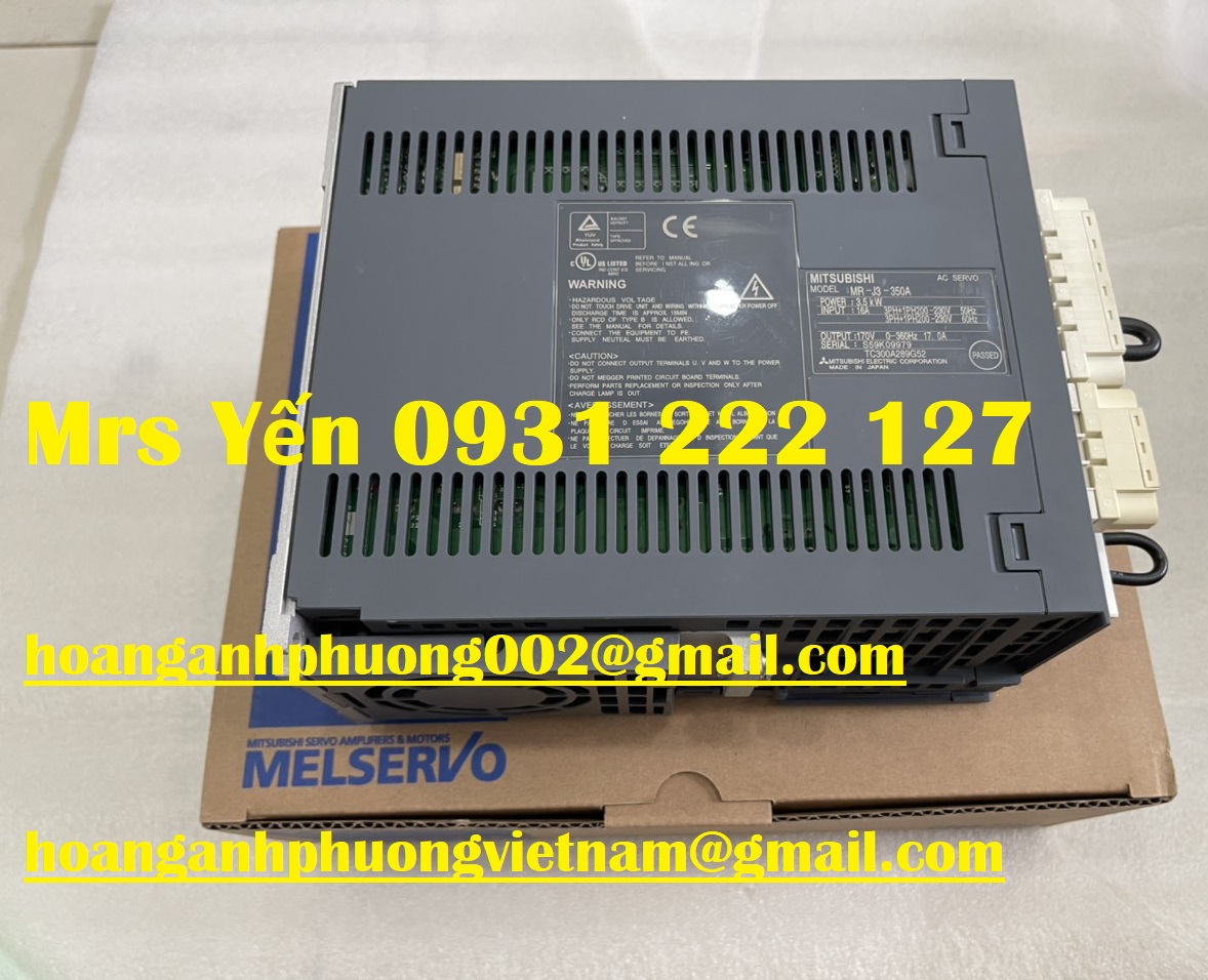 Báo giá vật tư điện công nghiệp tự động hóa  MR-J3-350A Mitsubishi