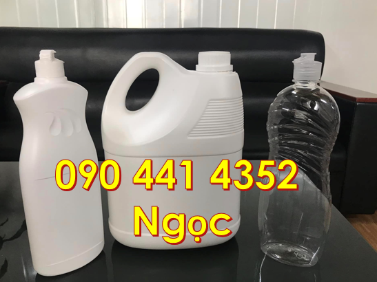 Chai nhựa 500ml phun sương, can nhựa 1 lít đựng nước lau sàn, can nhựa