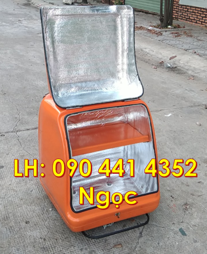 PP thùng chở hàng giá rẻ, thùng giao hàng tiếp thị sau xe honda,