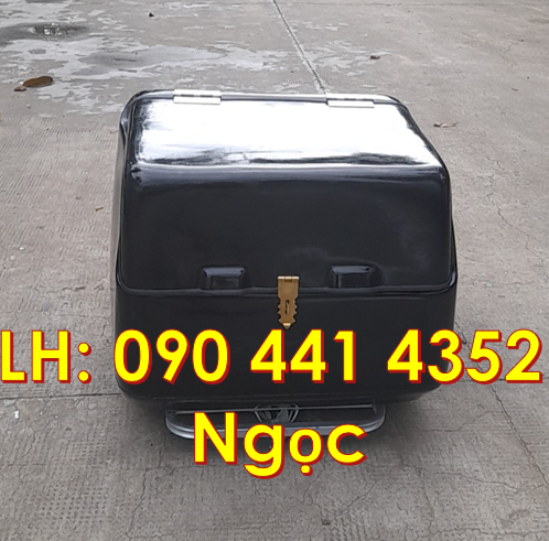 PP thùng chở hàng giá rẻ, thùng giao hàng tiếp thị sau xe honda,