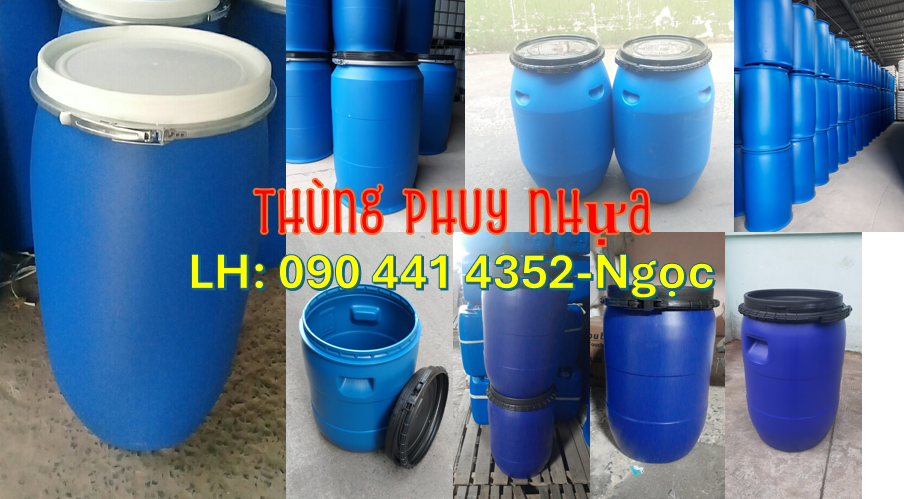 Thùng phuy nhựa 220 lít, thùng phuy nhựa 150 lít, phuy nhựa 120 lít