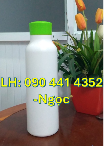 Bán chai nhựa 1 lít tròn đựng thuốc thủy sản, chai nhựa 0.5 lít vuông