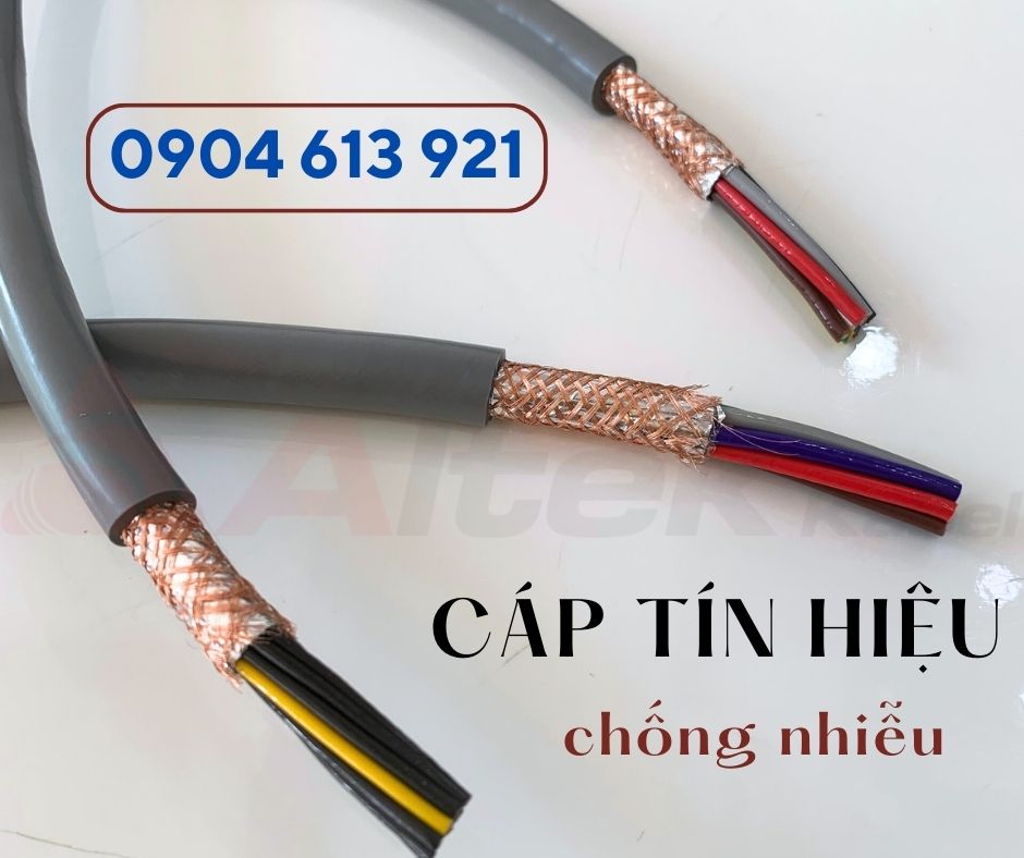 Cáp tín hiệu 6 lõi, cáp điện 6 lõi, cáp tín hiệu 6x0.75mm chống nhiễu