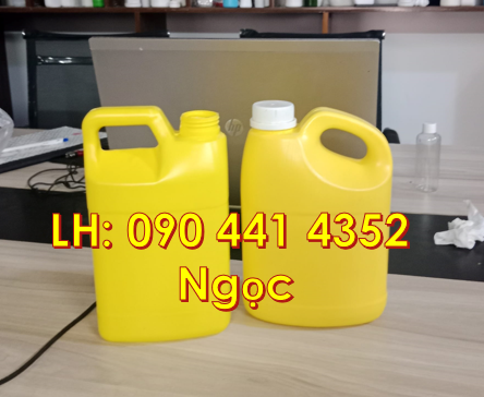 Can nhựa 4 lít đựng nước xả, can đựng nước giặt 3.8 lít, can nhựa 3.6L