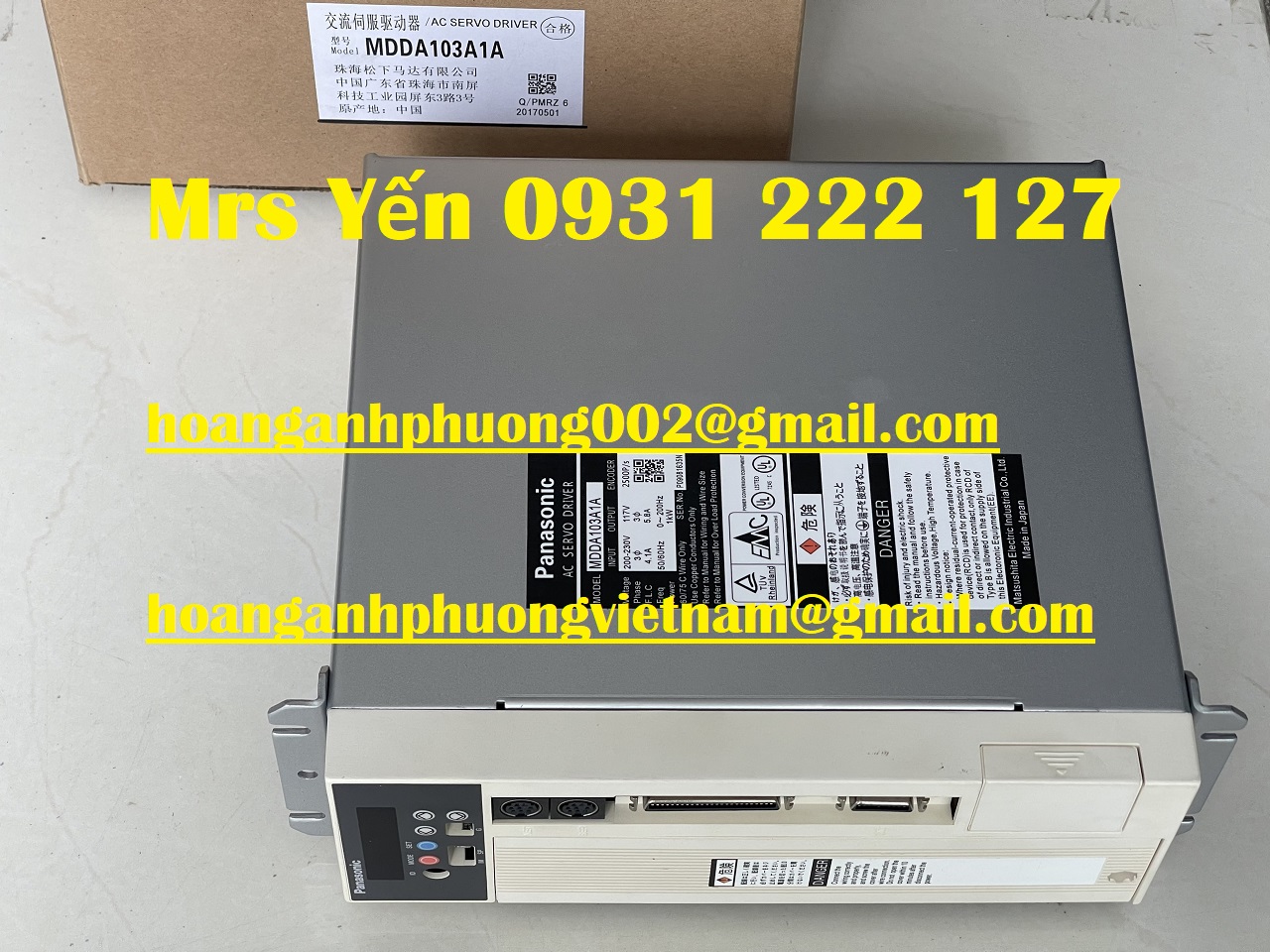 MDDA103A1A Servo Panasonic mới giao hàng miễn phí toàn quốc