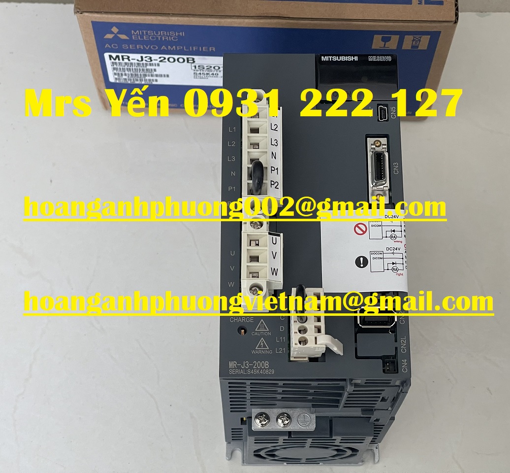 MR-J3-200B Servo Mitsubishi giá tốt tại Hoàng Anh Phương