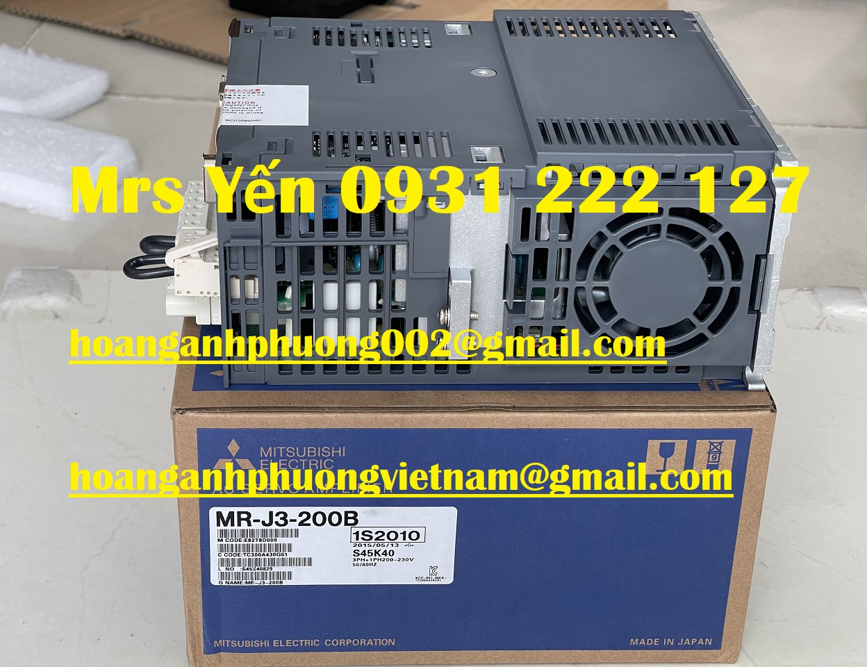 MR-J3-200B Servo Mitsubishi giá tốt tại Hoàng Anh Phương