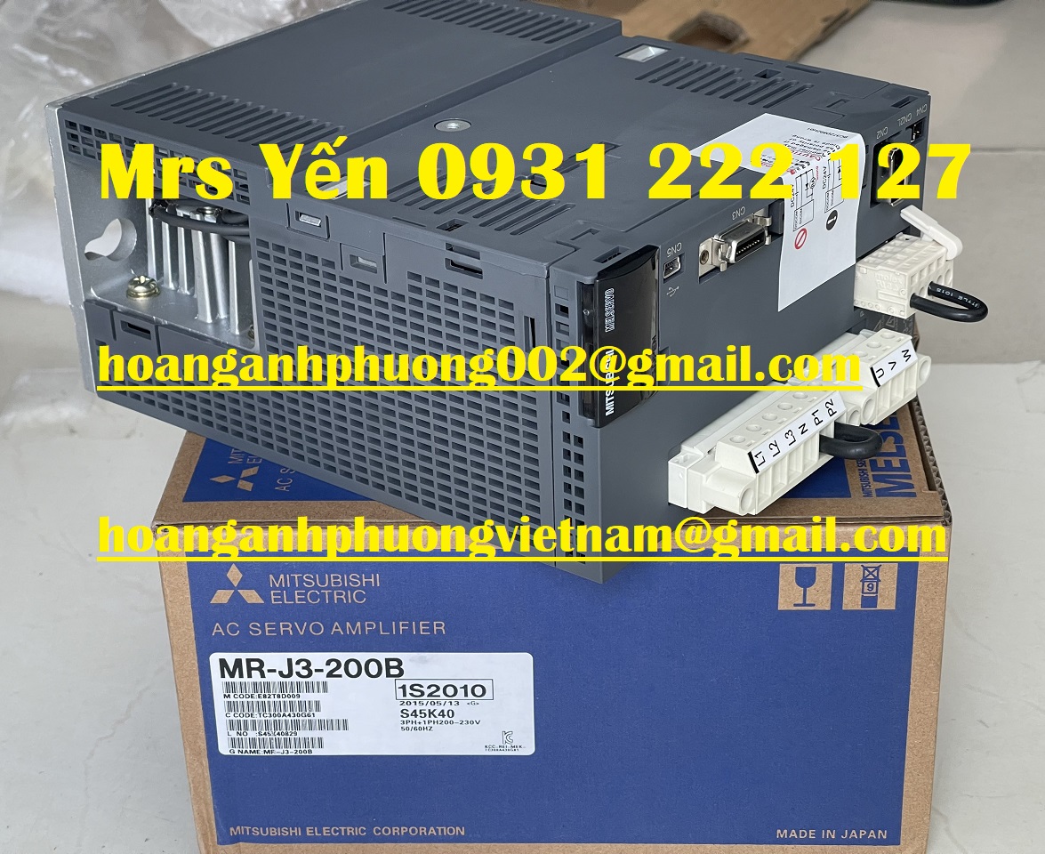 MR-J3-200B Servo Mitsubishi giá tốt tại Hoàng Anh Phương