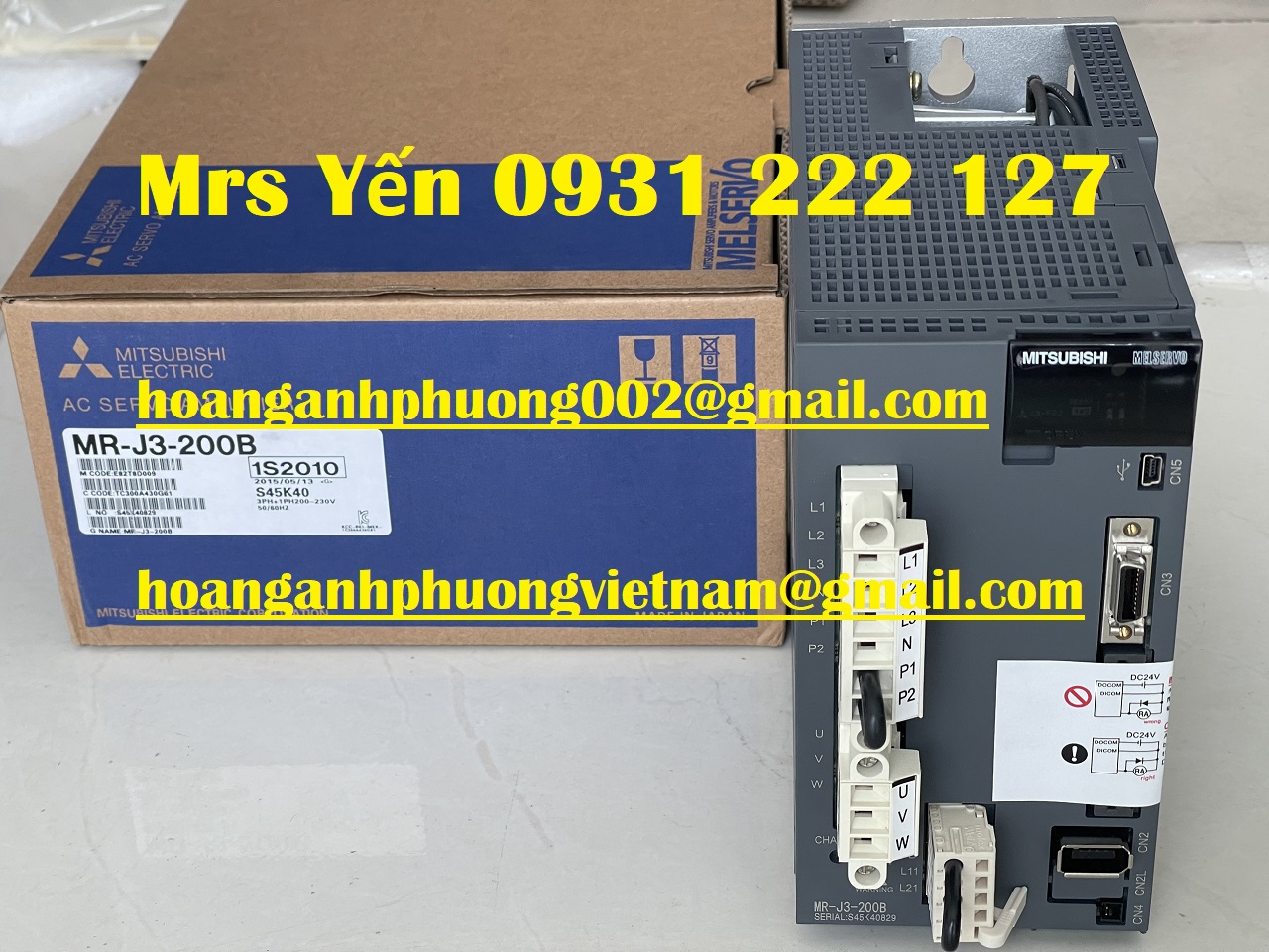 MR-J3-200B Servo Mitsubishi giá tốt tại Hoàng Anh Phương