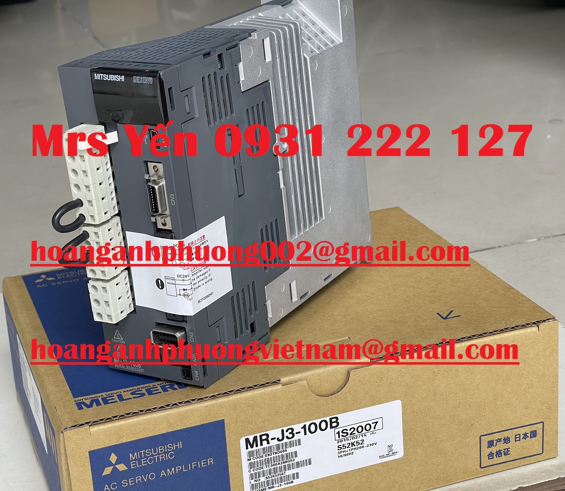 MR-J3-100B Bộ điều khiển Mitsubishi giá nhập tốt tại Bình Dương