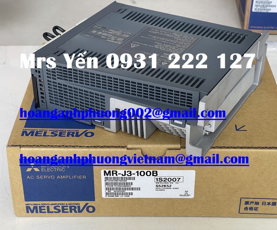 MR-J3-100B Bộ điều khiển Mitsubishi giá nhập tốt tại Bình Dương