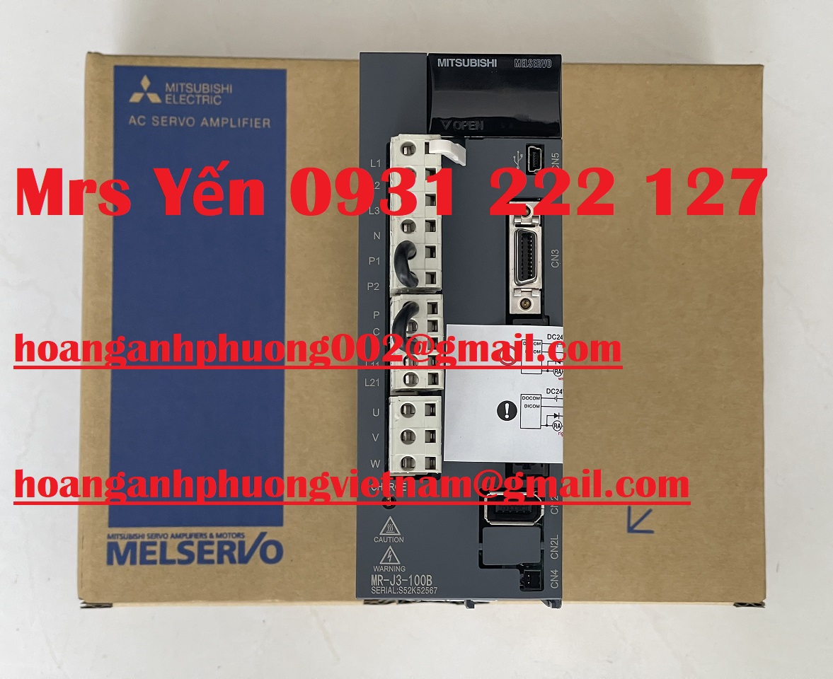 MR-J3-100B Bộ điều khiển Mitsubishi giá nhập tốt tại Bình Dương
