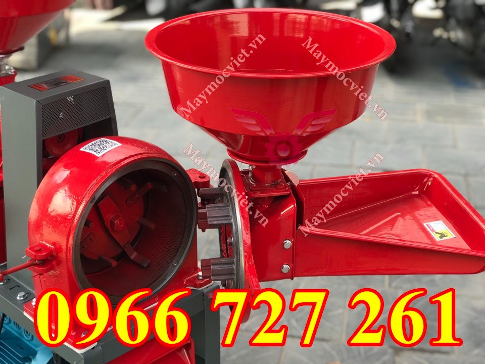 máy xát gạo đa chức năng liên hoàn, có sàng rung lọc sạn