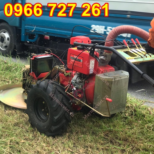 Máy cắt cỏ mâm xoay đẩy tay tự hành kawasaki BM91