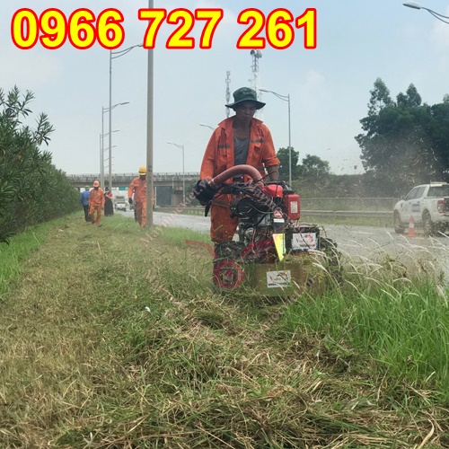 Máy cắt cỏ mâm xoay đẩy tay tự hành kawasaki BM91