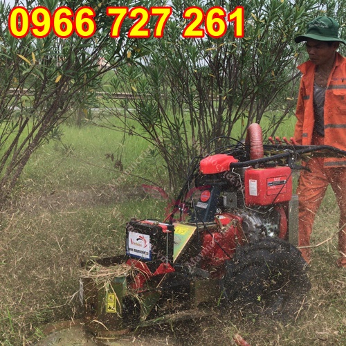 Máy cắt cỏ mâm xoay đẩy tay tự hành kawasaki BM91
