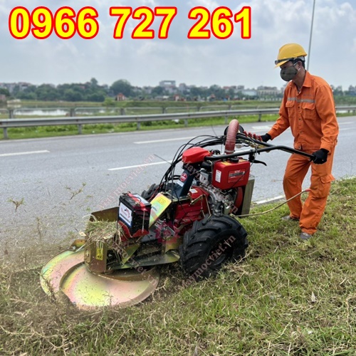 Máy cắt cỏ mâm xoay đẩy tay tự hành kawasaki BM91