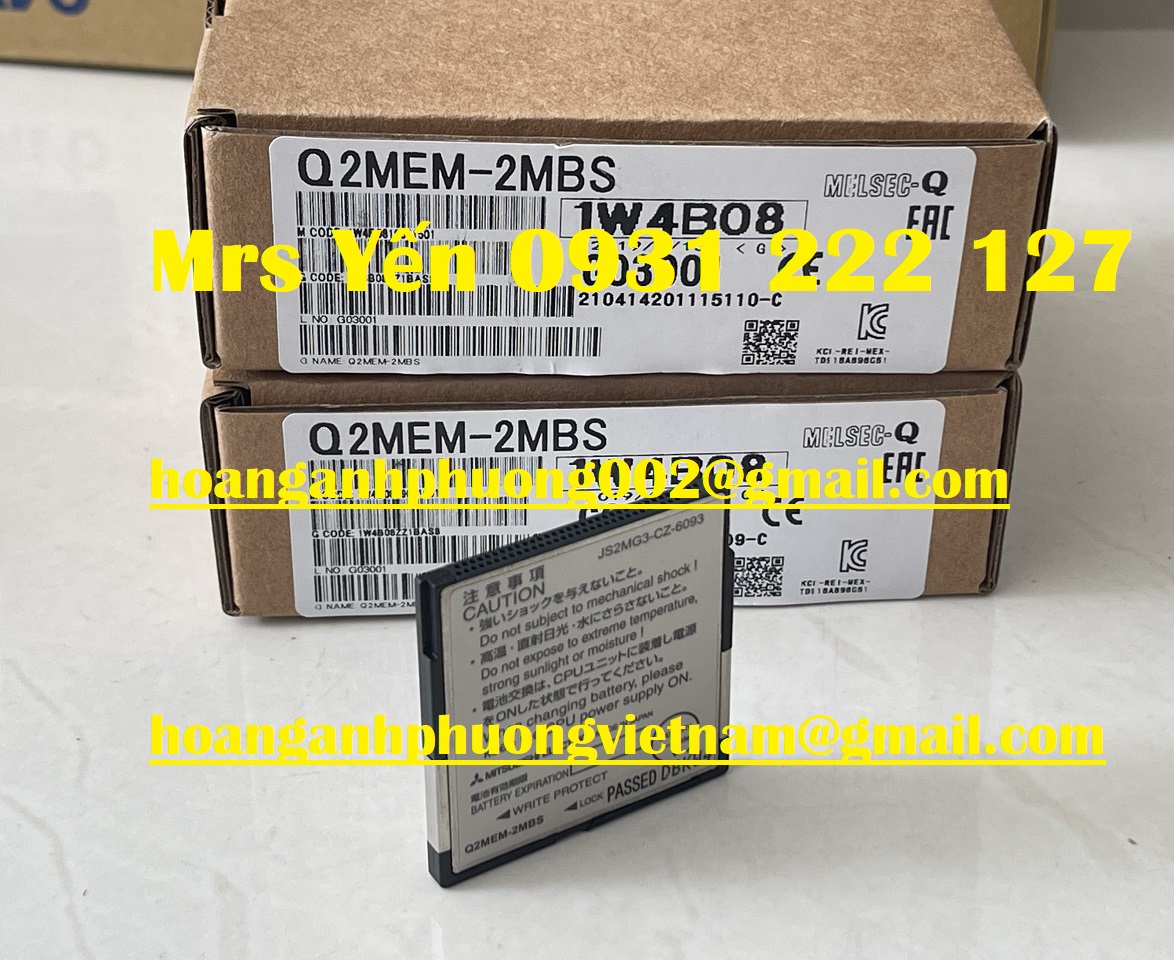 Q2MEM-2MBS Thẻ nhớ Mitsubishi mới chính hãng tại Bình Dương