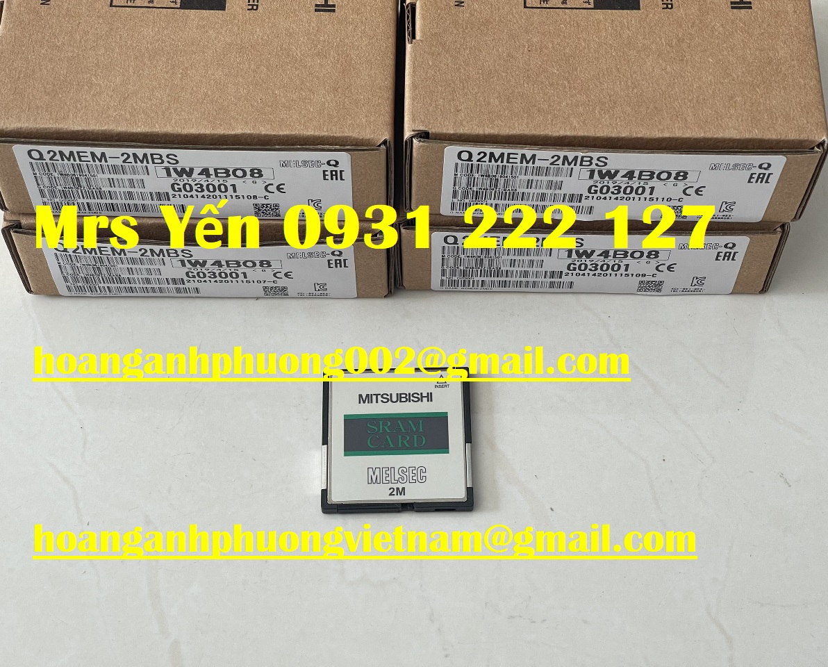 Q2MEM-2MBS Thẻ nhớ Mitsubishi mới chính hãng tại Bình Dương