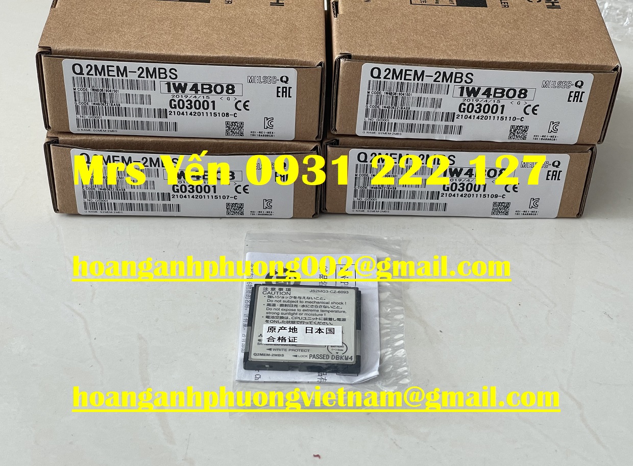 Q2MEM-2MBS Thẻ nhớ Mitsubishi mới chính hãng tại Bình Dương