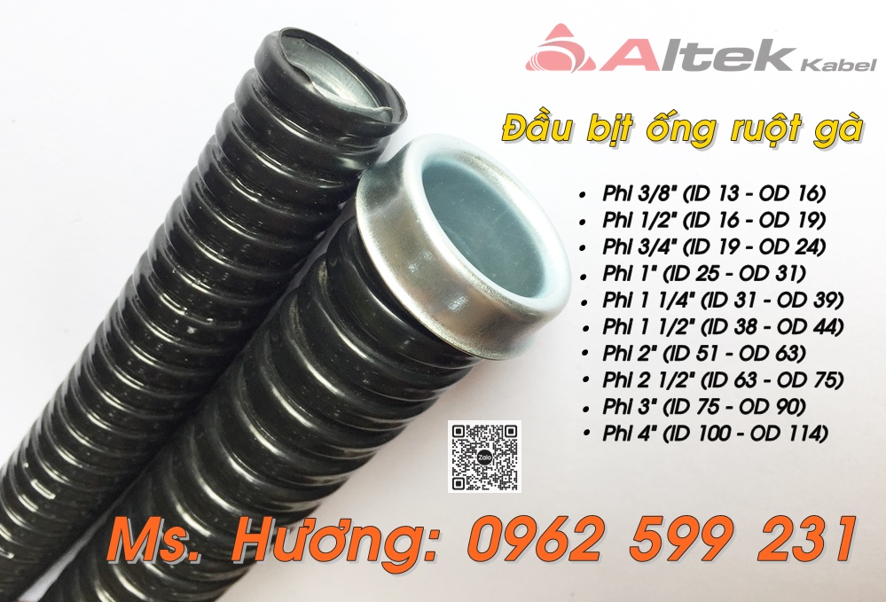 Ống ruột gà lõi thép / Ống kẽm đàn hồi bọc nhựa PVC