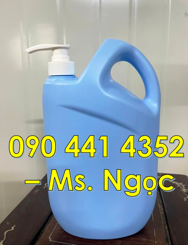Can nhựa đựng nước giặt 3.6 lít bầu,can nhựa 4 lít vuông đựng nước xả