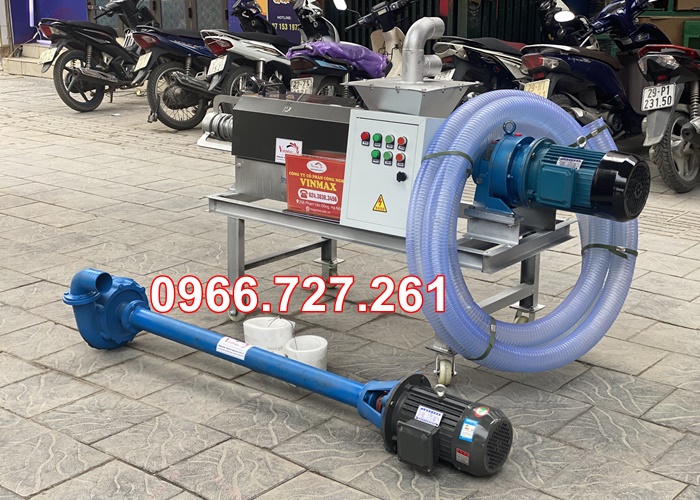 Máy hút tách ép phân, ép phân chuồng, tách phân ép nước trục vít