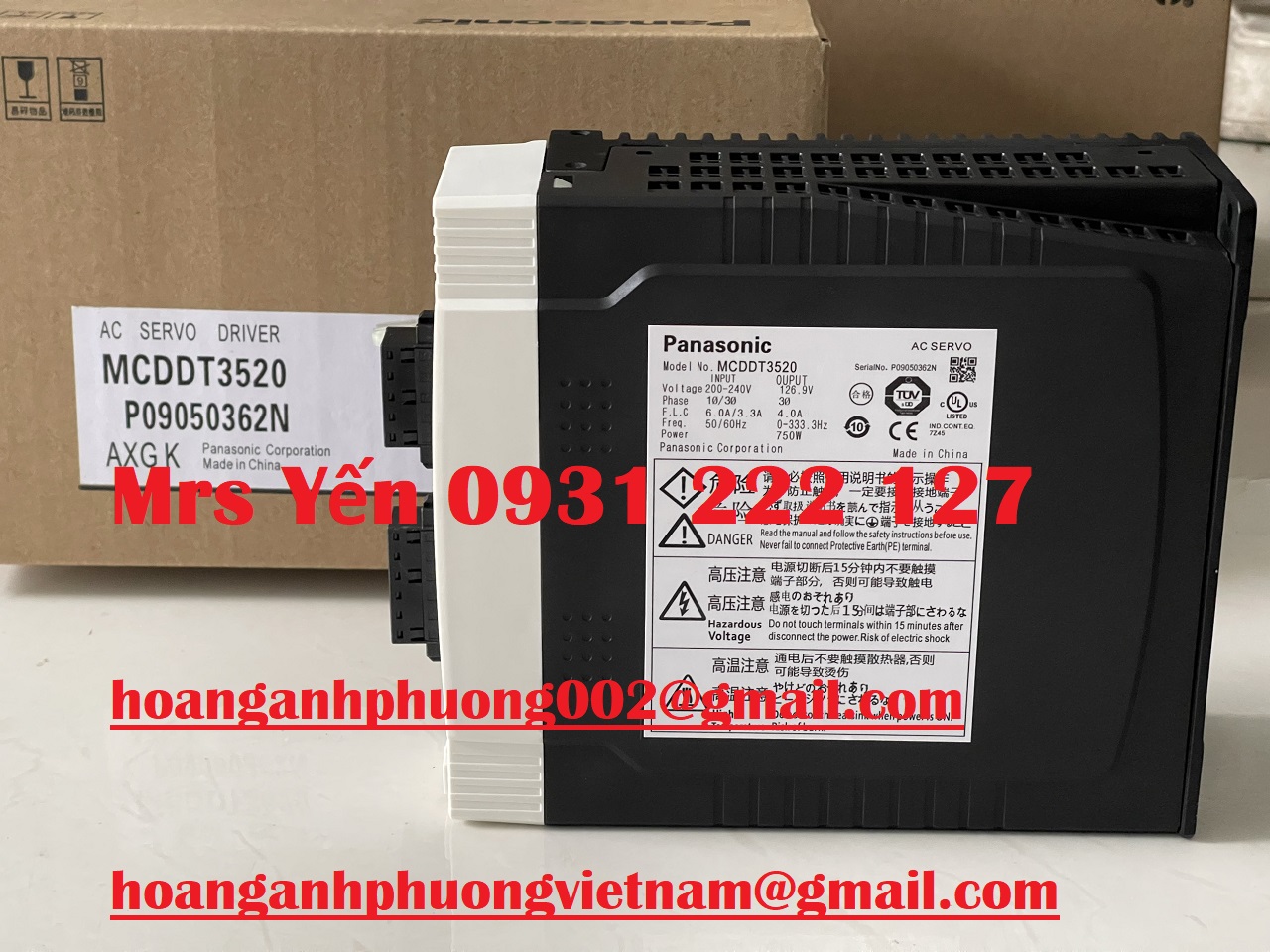 MCDDT3520 Servo Driver Panasonic bảo hành 12 tháng