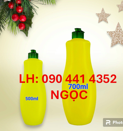 Can nhựa 800ml đựng nước rửa chén, can nhựa 1 lít đựng nước rửa chén