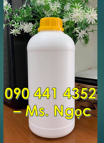SX chai nhựa 250ml, chai tròn 0.5 lít, chai vuông 1 lít đựng hoá chất