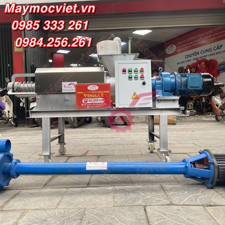 Máy ép tách phân, máy ép phân heo gà lợn VMTP90