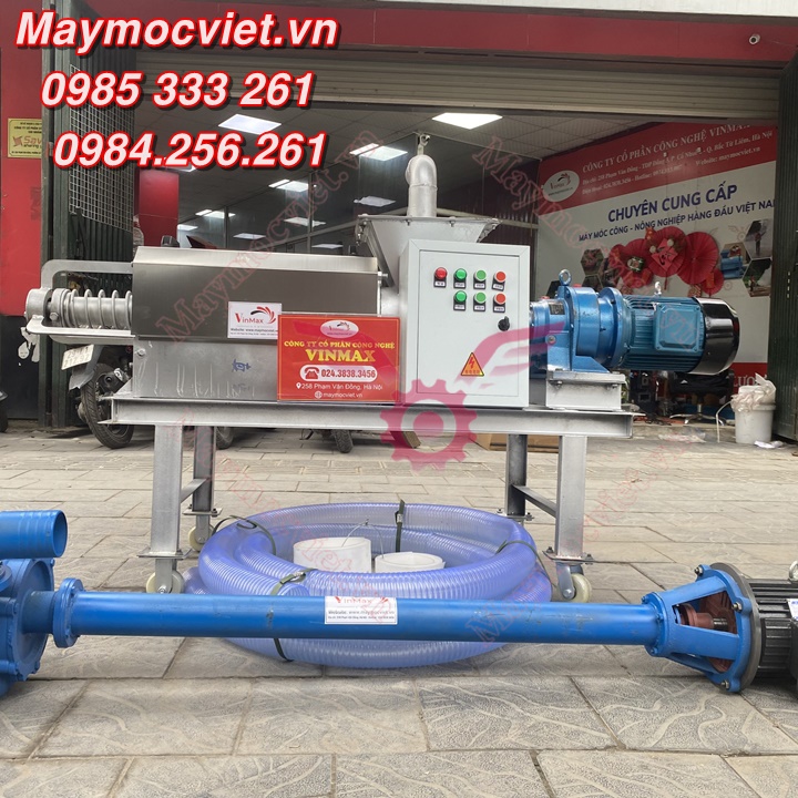 Hệ thống xử lý chất thải chăn nuôi tạo phân bón hữu cơ Vinmax VMTP90