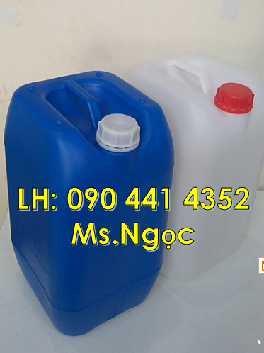 Can nhựa 10 lít đựng axit, can nhựa 20L dày 1kg3, can nhựa 25L vuông