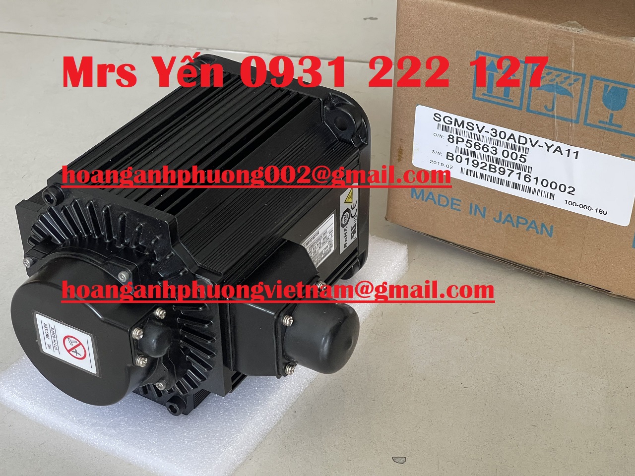 Yaskawa SGMSV-30ADV-YA11 Động cơ mới chính hãng 100%
